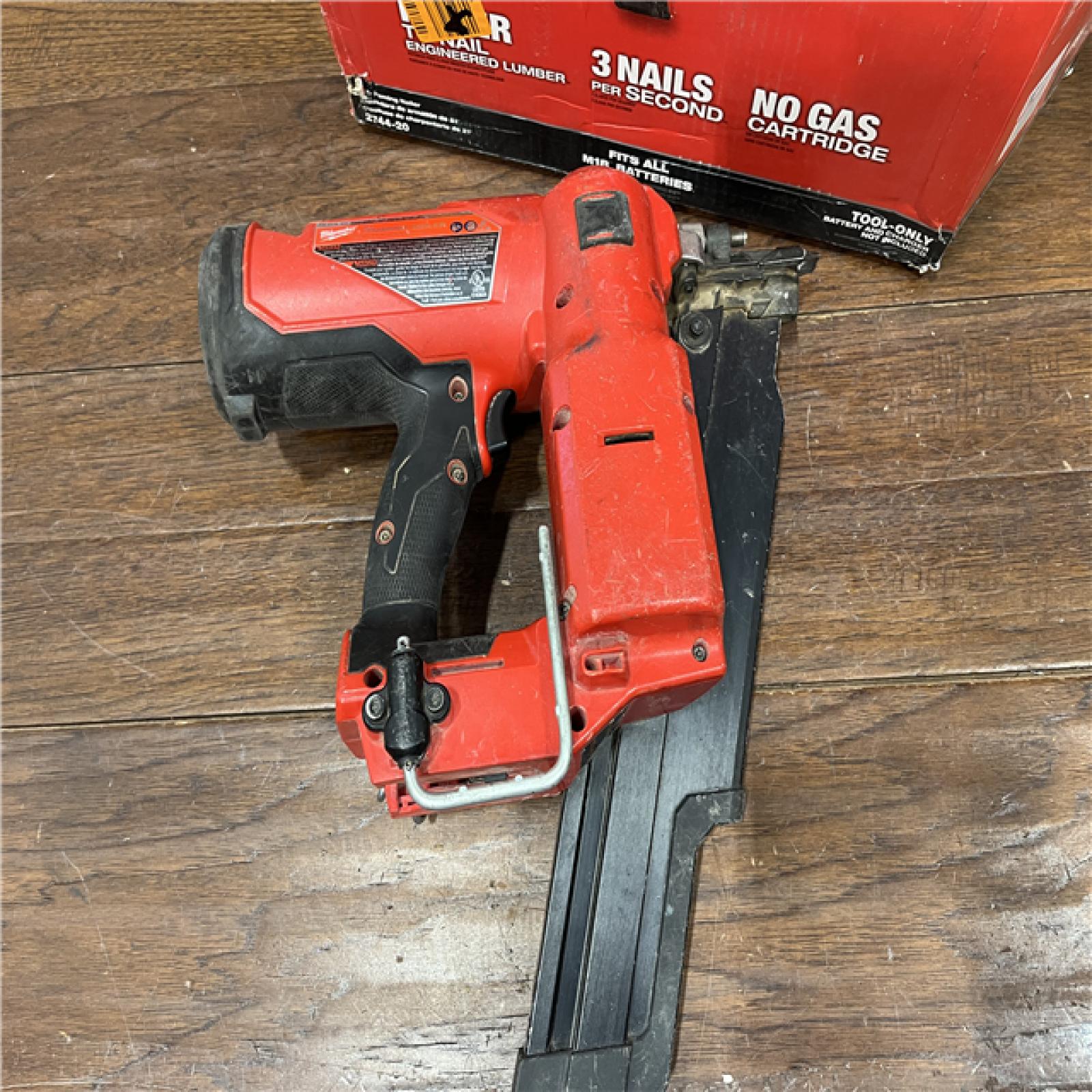 AS-ISMilwaukee 2744-20 M18 FUEL 21-Degree Cordless Framing Nailer (Tool Only)