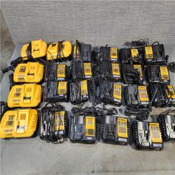 HOUSTON LOCATION - AS-IS DEWALT BATTERY CHARGER PACK QTY - 24