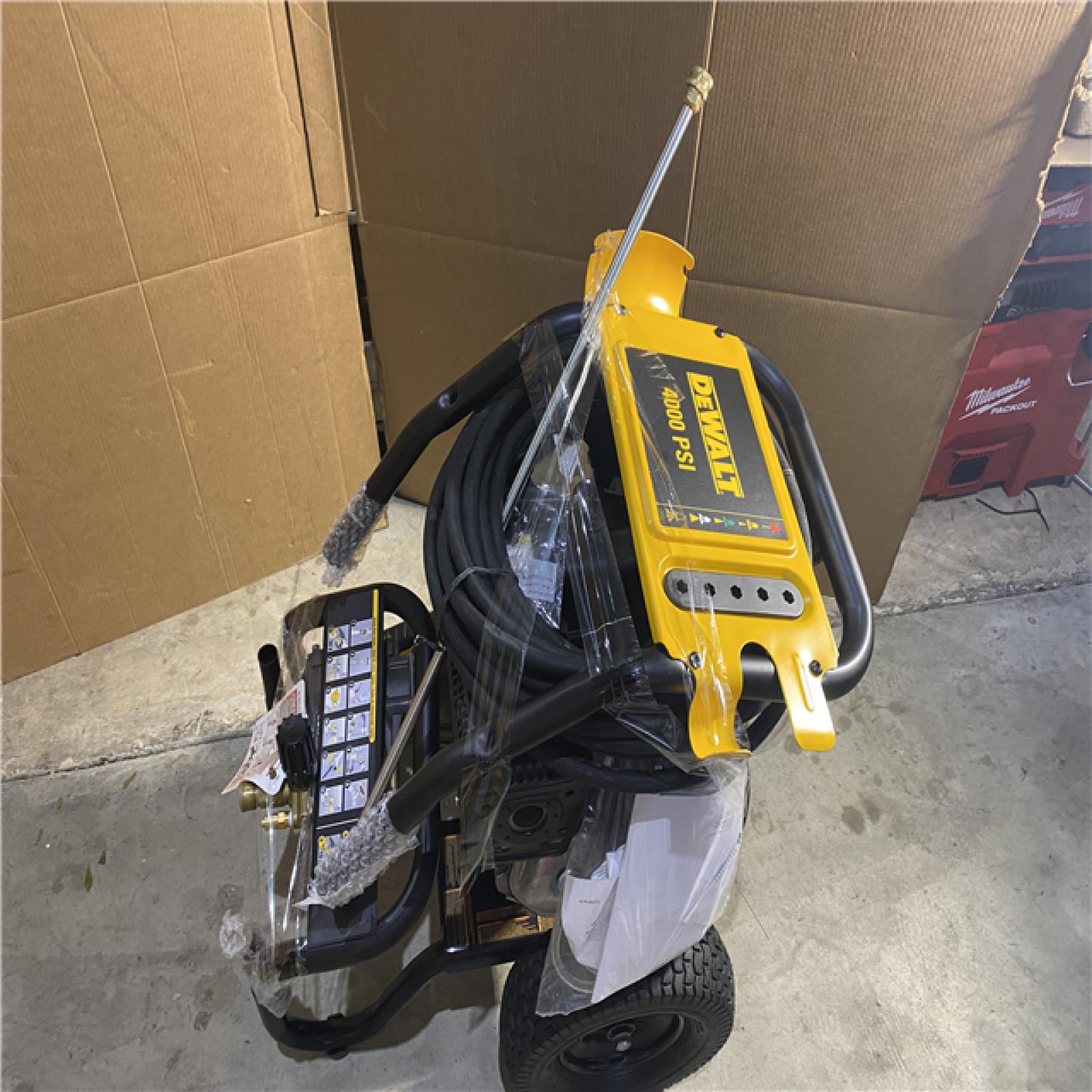 Houston location AS-IS DEWALT 4000 PSI 3.5 GPM Cold Water Gas Pressure Washer with  338cc Engine