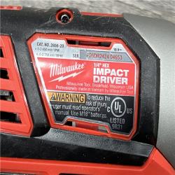 AS-IS Milwaukee M18 18-Volt Lithium-Ion Cordless Combo Tool Kit (5-Tool) with (1) 3.0Ah and (1) 1.5Ah Battery, (1) Charger, (1) Tool Bag