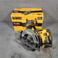 HOUSTON LOCATION - AS-IS (APPEARS LIKE NEW) DEWALT FLEXVOLT 60V MAX Cordless Brushless 7-1/4 in. Wormdrive Style Circular Saw (Tool Only)