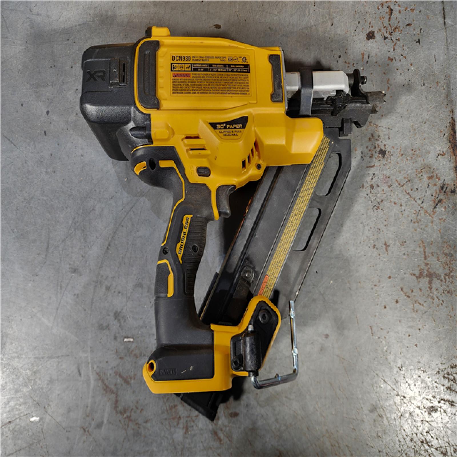 HOUSTON LOCATION - AS-IS DEWALT 20-Volt 30Â° Cordless Framing Nailer (Tool-Only)