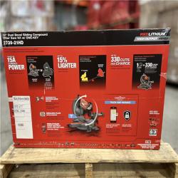 NEW! - Milwaukee M18 FUEL 18V Lithium-Ion Brushless Cordless 12 in. Dual Bevel Sliding Compound Miter Saw Kit with One 12.0Ah Battery