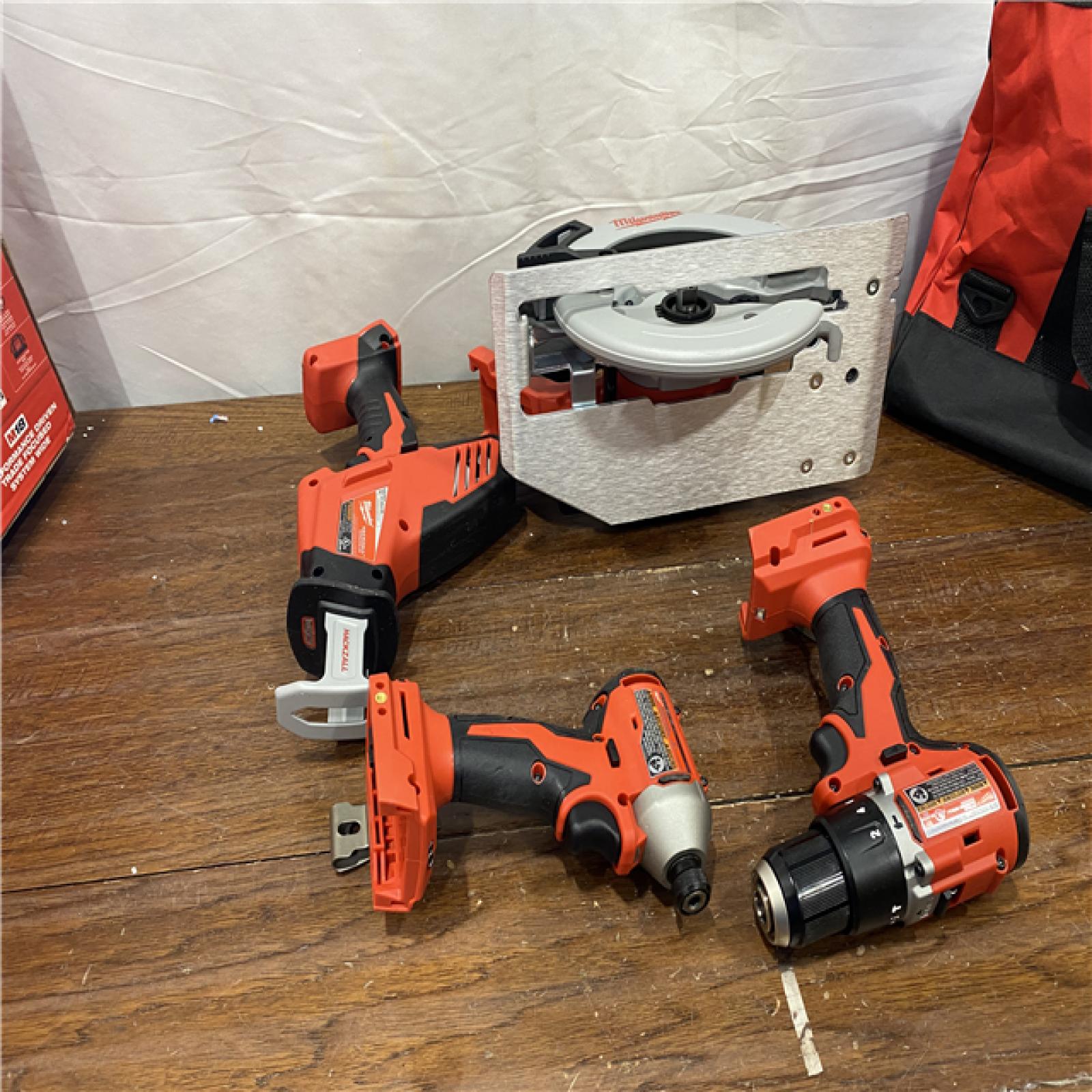 AS-ISM18 18-Volt Lithium-Ion Brushless Cordless Combo Kit (4-Tool) with 2-Batteries, 1-Charger and Tool Bag