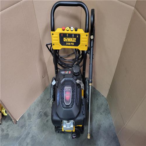 CALIFORNIA AS-IS DEWALT HIGH PERFORMANCE EASY START HONDA GVC 170 3100 PSI GAS PRESSURE WASHER