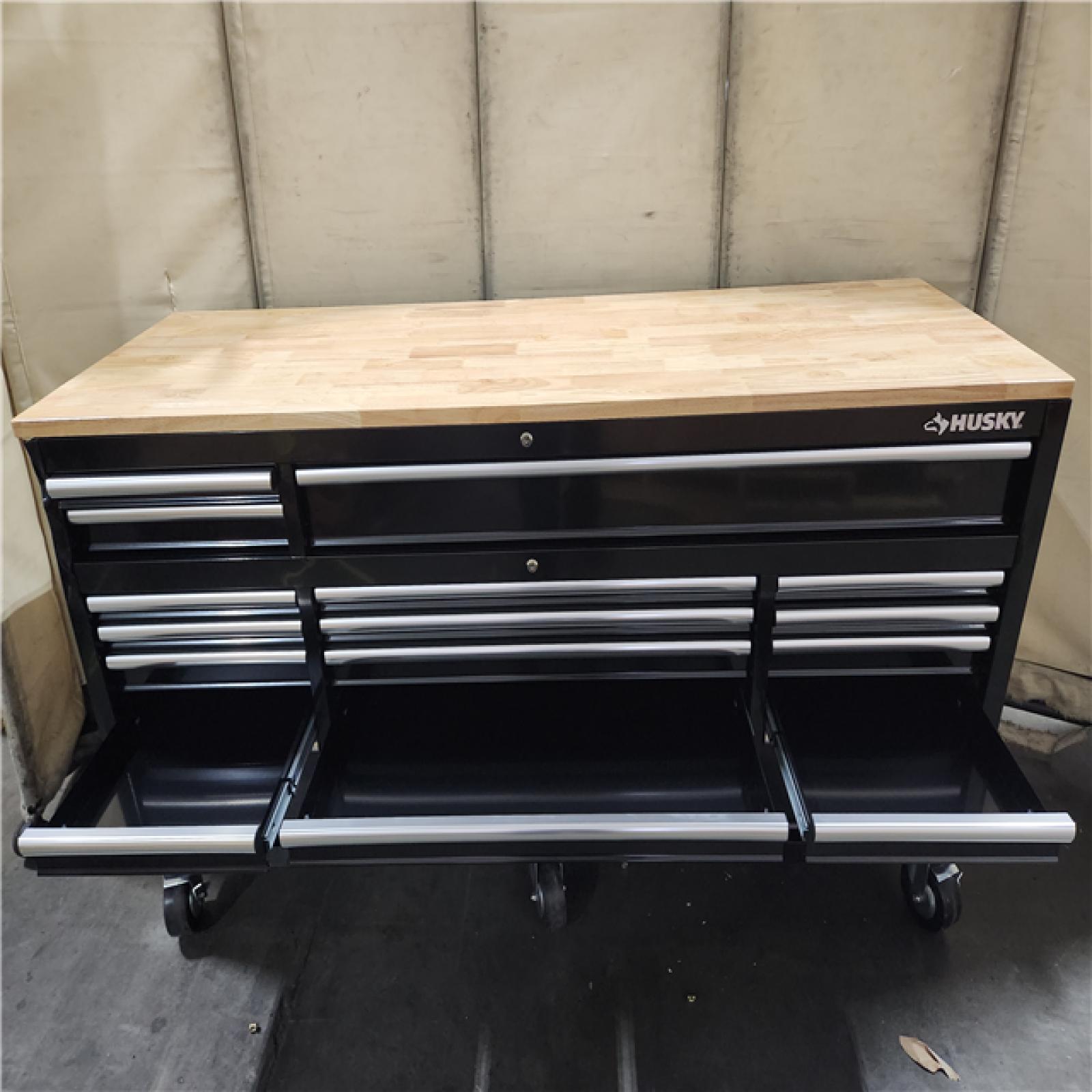 California AS IS Husky 72 IN. 18-DRAWER MOBILEWORKBENCH