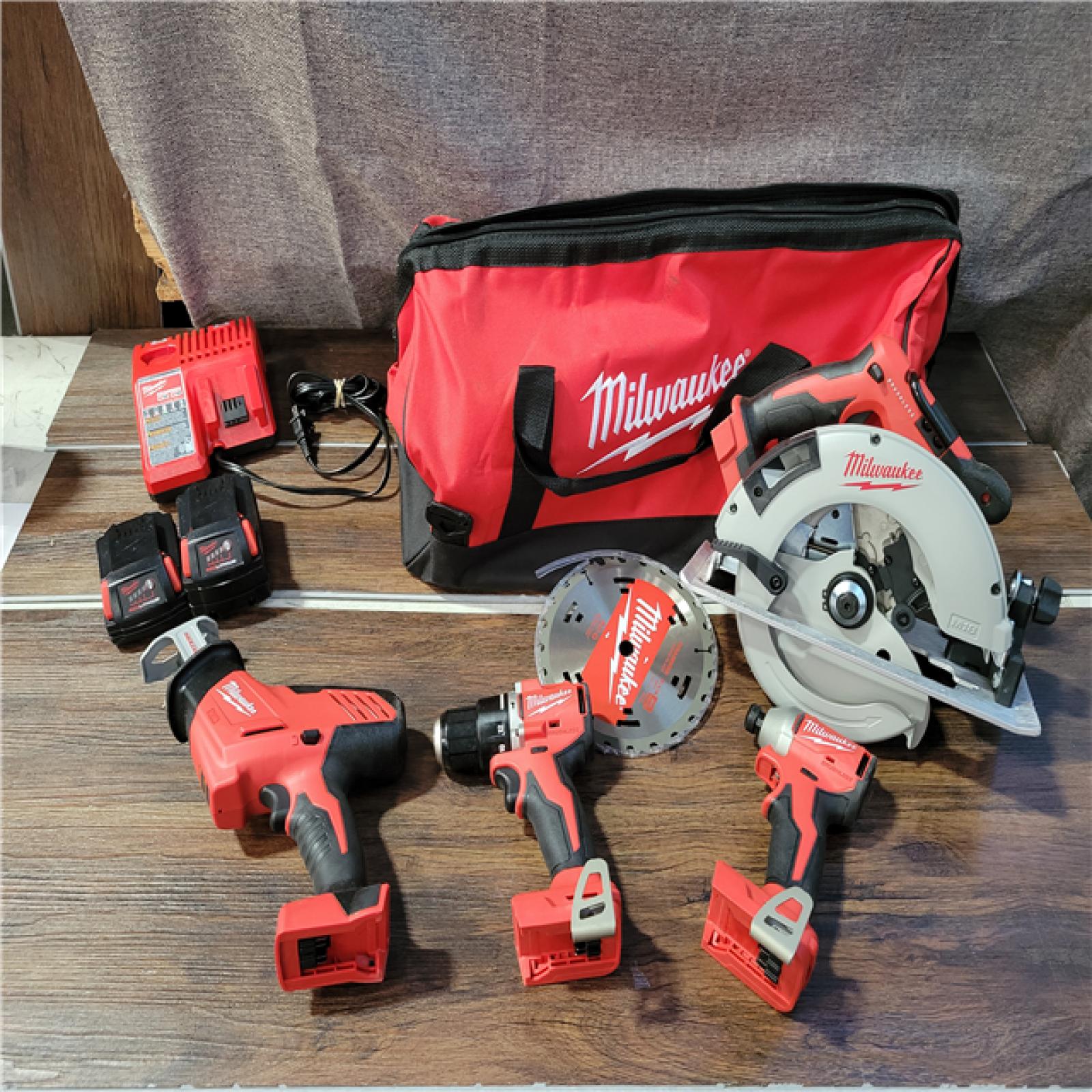 CALIFORNIA USED MILWAUKEE M18 4-TOOL COMBO KIT