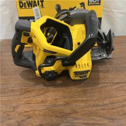 AS-ISDEWALT FLEXVOLT 60V MAX Cordless Brushless 7-1/4 in. Wormdrive Style Circular Saw (Tool Only)