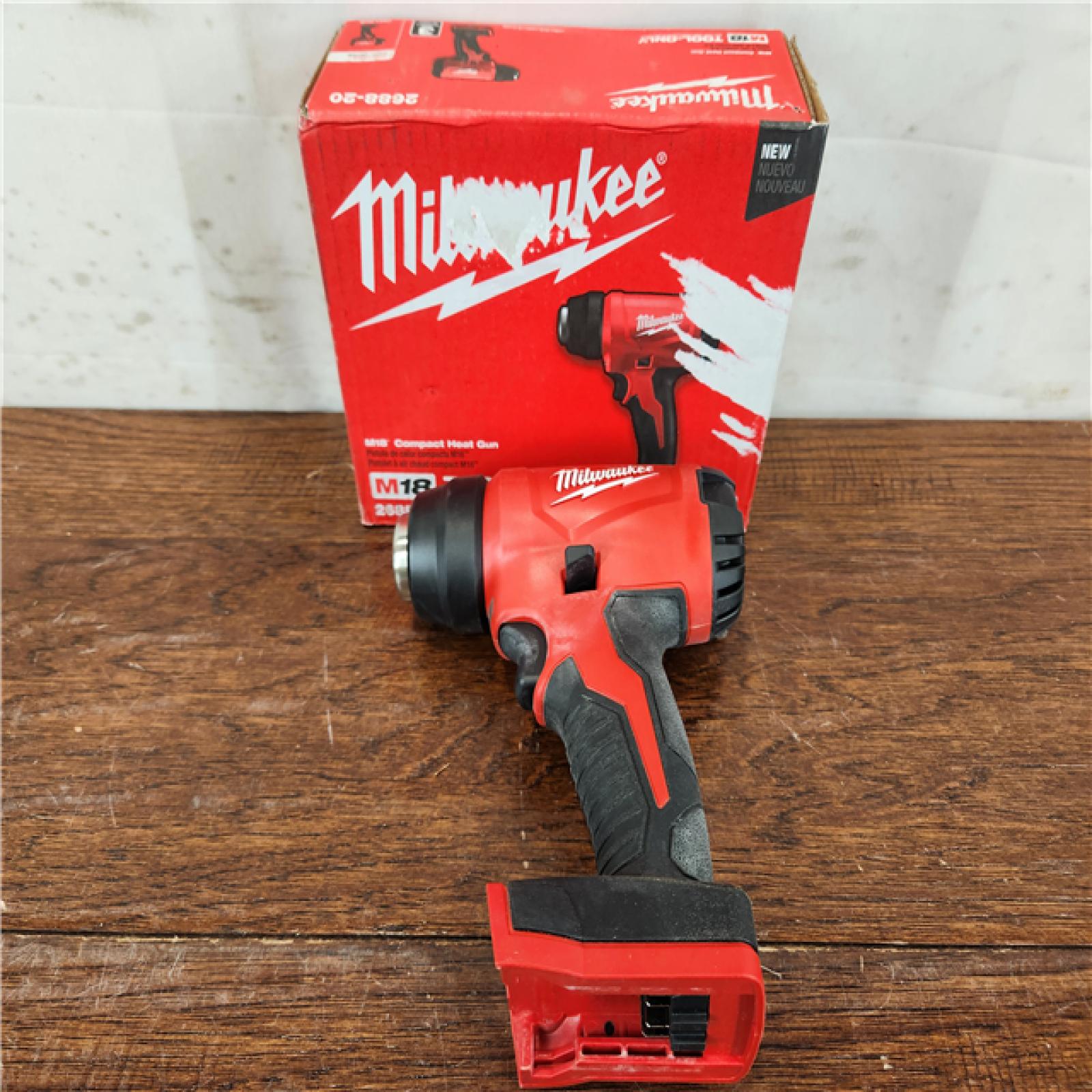 AS-IS Milwaukee M18 18-Volt Lithium-Ion Cordless Compact Heat Gun (Tool-Only)