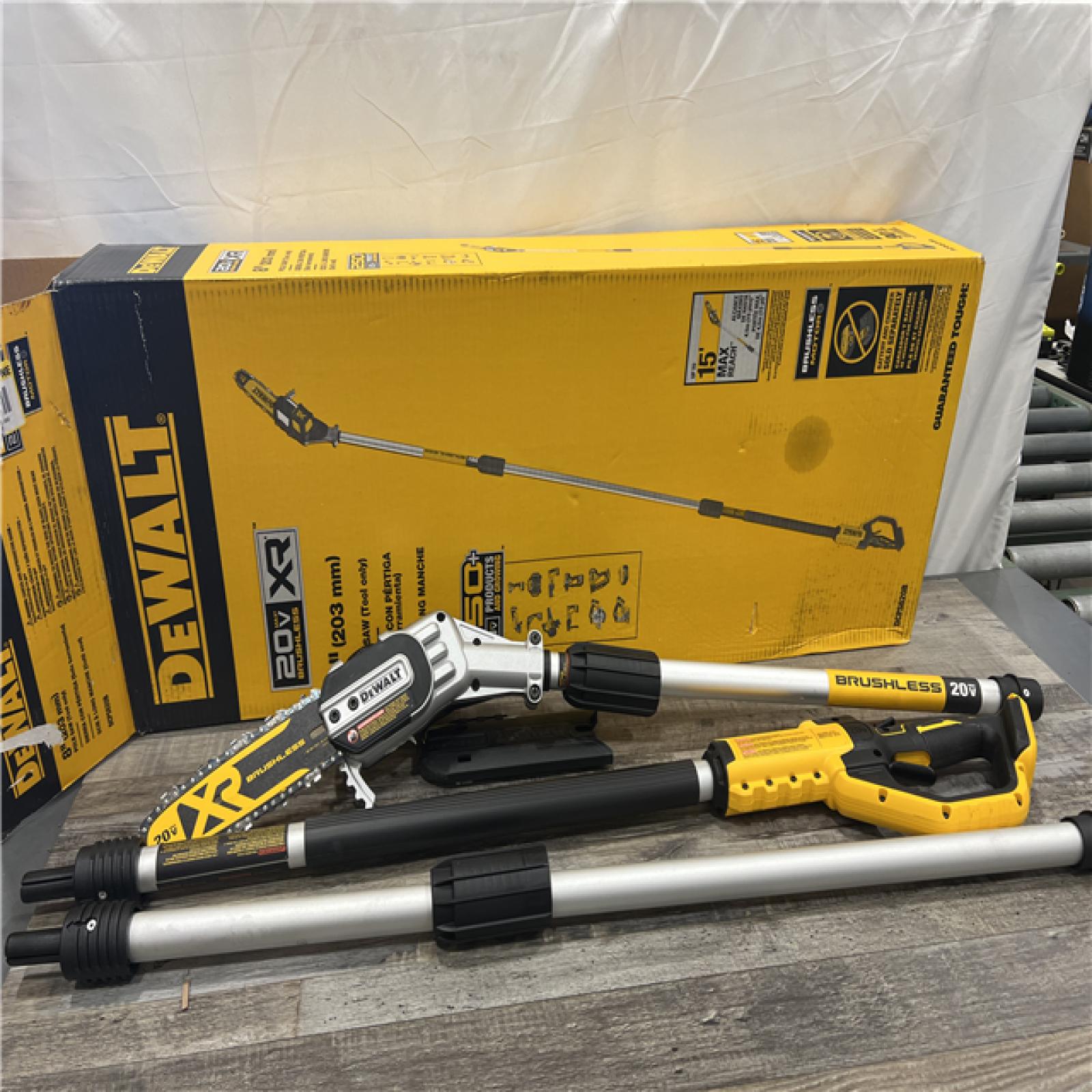 AS-IS DeWalt 20V MAX Brushless Cordless Battery Powered 8in. Pole Saw (Tool Only)