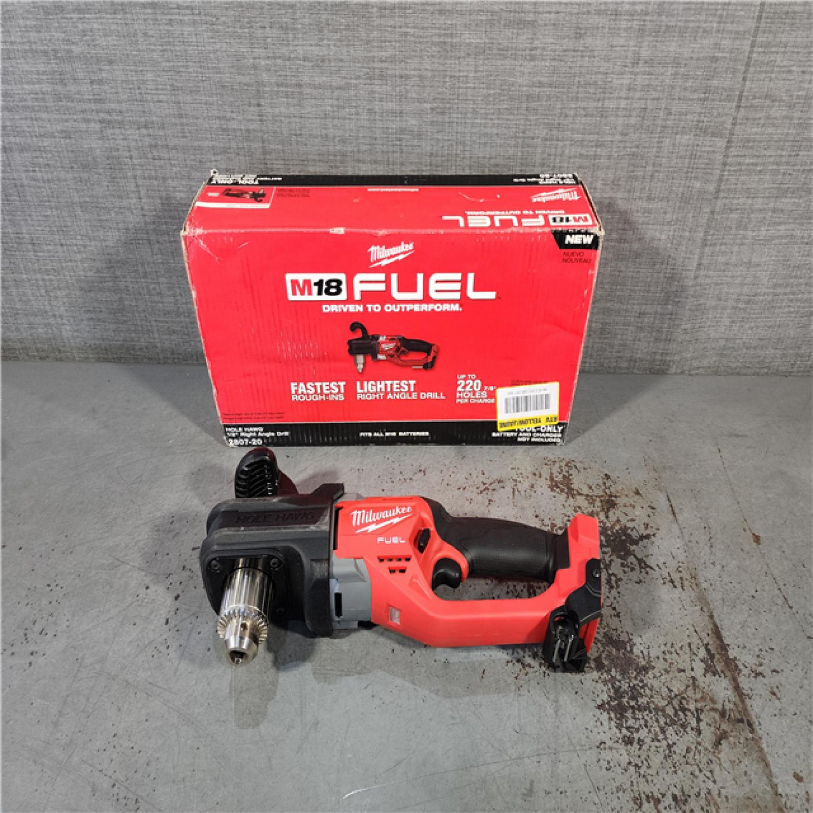 HOUSTON LOCATION - AS-IS (APPEARS LIKE NEW) Milwaukee M18 FUEL GEN II Brushless Cordless 1/2 in. Hole Hawg Right Angle Drill (Tool-Only)