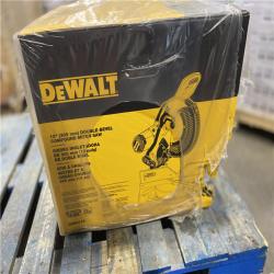 DALLAS LOCATION - DEWALT 15 Amp Corded 12 in. Compound Double Bevel Miter Saw