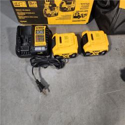 HOUSTON LOCATION - AS-IS DEWALT 20V MAX XR Hammer Drill and ATOMIC Impact Driver 2 Tool Cordless Combo Kit with (2) 4.0Ah Batteries, Charger, and Bag