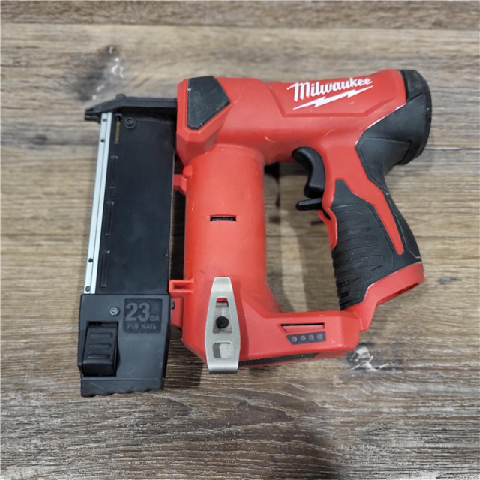 AS-IS Milwaukee 2540-20 12V 23 Gauge Cordless Pin Nailer (Tool Only)