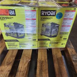 Dallas Location - As-Is Ryobi 2300 WATT BLUETOOTH INVERTER GENERATOR (Lot Of 2)