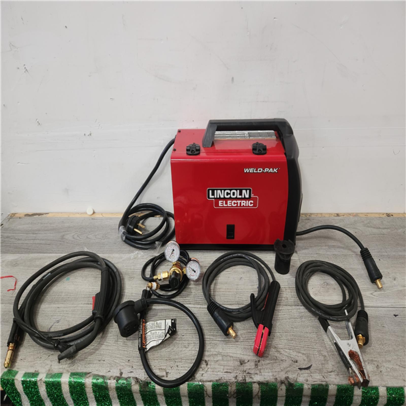 Phoenix Location Lincoln Electric 180 Amp Weld-Pak 180i Multi-Process Stick/MIG/Flux-Core/TIG, 120V or 230V Aluminum Welder