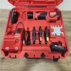 Phoenix Location NEW Milwaukee M18 18V Lithium-Ion Cordless Short Throw PEX Press Tool Kit w/ (3) Viega PureFlow Jaws,(2) 2.0Ah Batteries & Charger