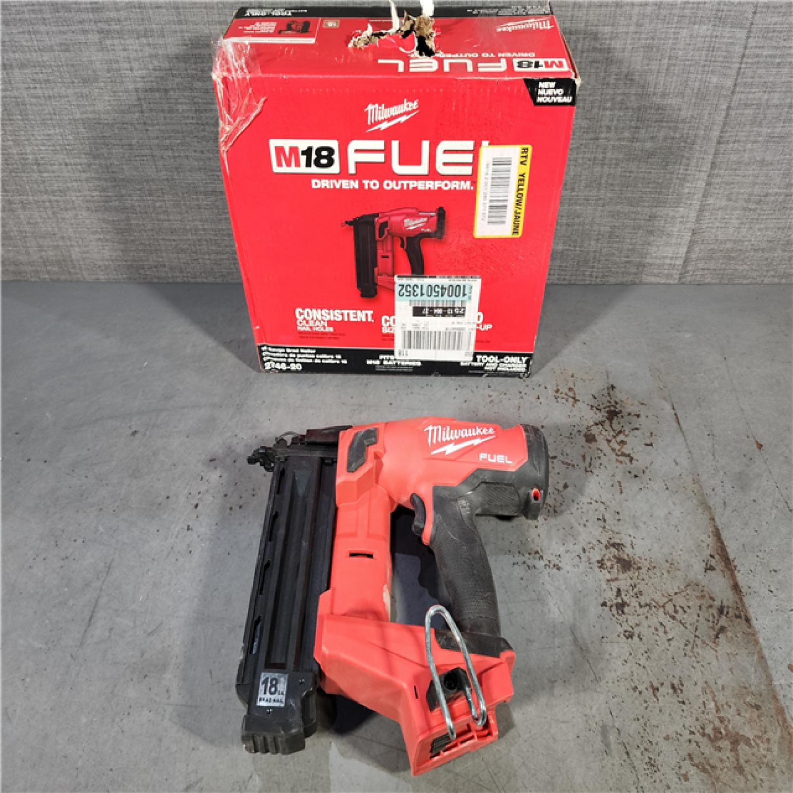 HOUSTON LOCATION - AS-IS Milwaukee M18 Fuel 18V Brushless 18-Gauge Brad Nailer 2746-20 (Bare Tool)