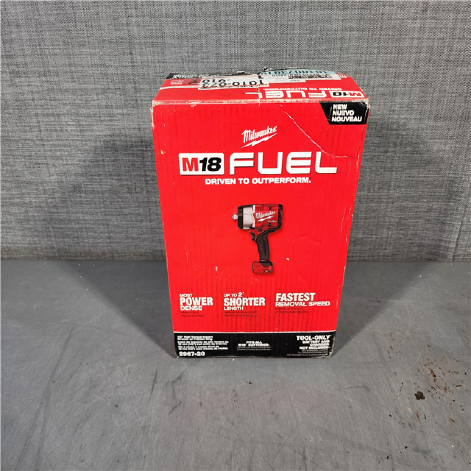 HOUSTON LOCATION - AS-IS Milwaukee M18 FUEL 18V Lithium-Ion Brushless Cordless 1/2 in. Impact Wrench with Friction Ring (Tool-Only)