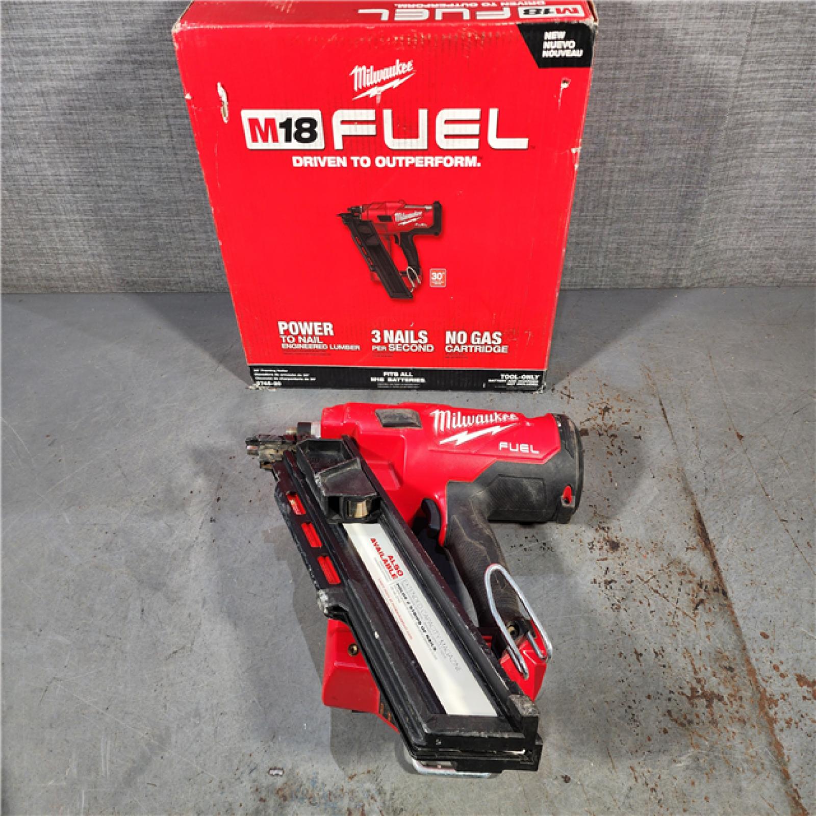 HOUSTON LOCATION - AS-IS M18 FUEL 3-1/2 in. 18-Volt 30-Degree Lithium-Ion Brushless Cordless Framing Nailer (Tool-Only)