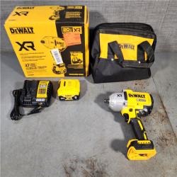 HOUSTON LOCATION - AS-IS (APPEARS LIKE NEW) DEWALT 20V MAX* XR 1/2  High Torque Impact Wrench with Hog Ring Anvil