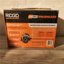 Phoenix Location RIDGID 18V SubCompact Brushless Cordless 6-1/2 in. Circular Saw (Tool Only)