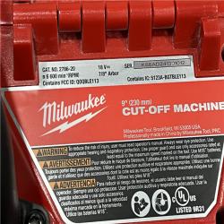 AS-IS Milwaukee M18 FUEL 18-Volt Lithium-Ion Brushless Cordless 4-1/2 in. / 5 in. Grinder with Paddle Switch (Tool-Only)