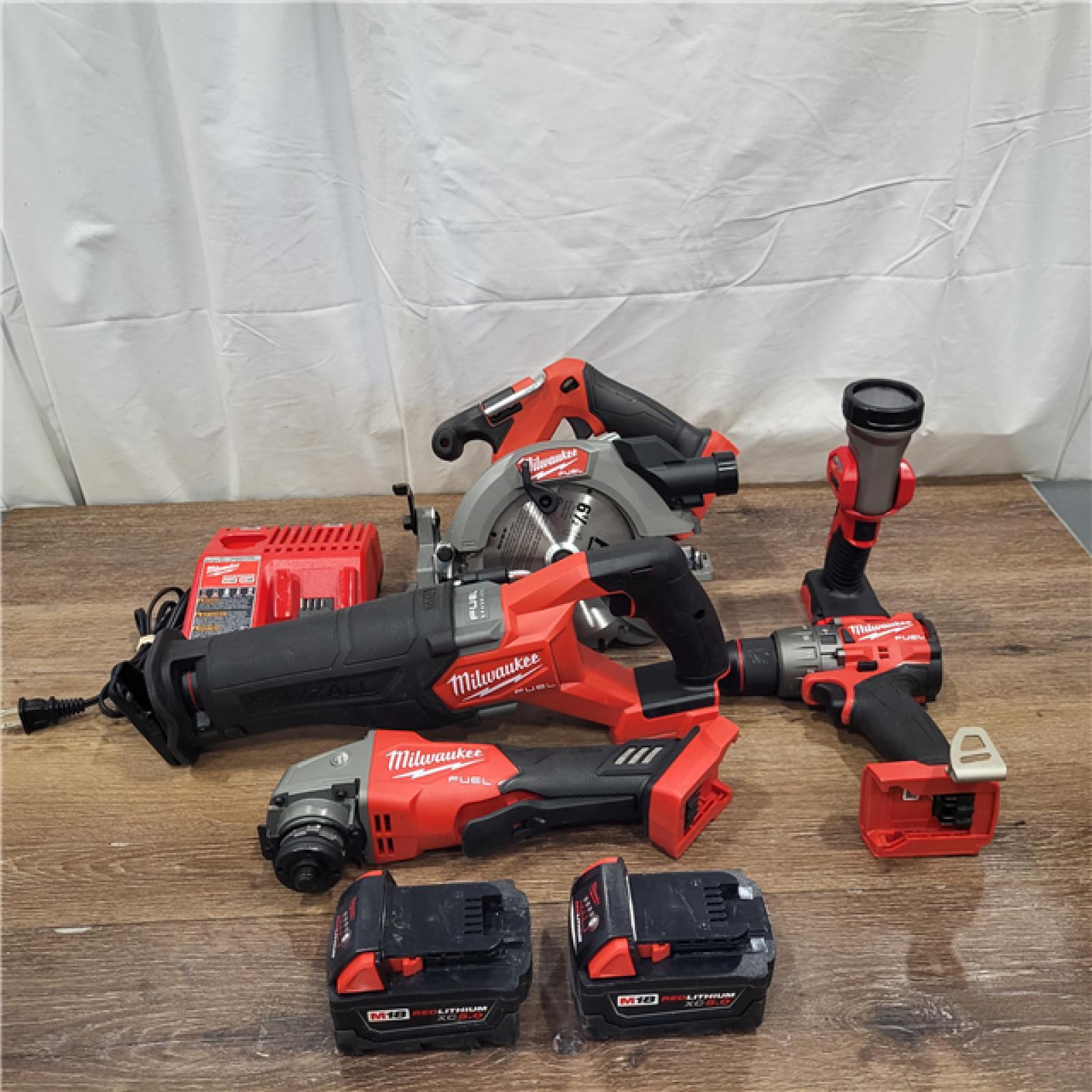 AS-IS Milwaukee 3697-25 M18 Fuel 18 V 5 Amps Cordless Brushless 5 Tool