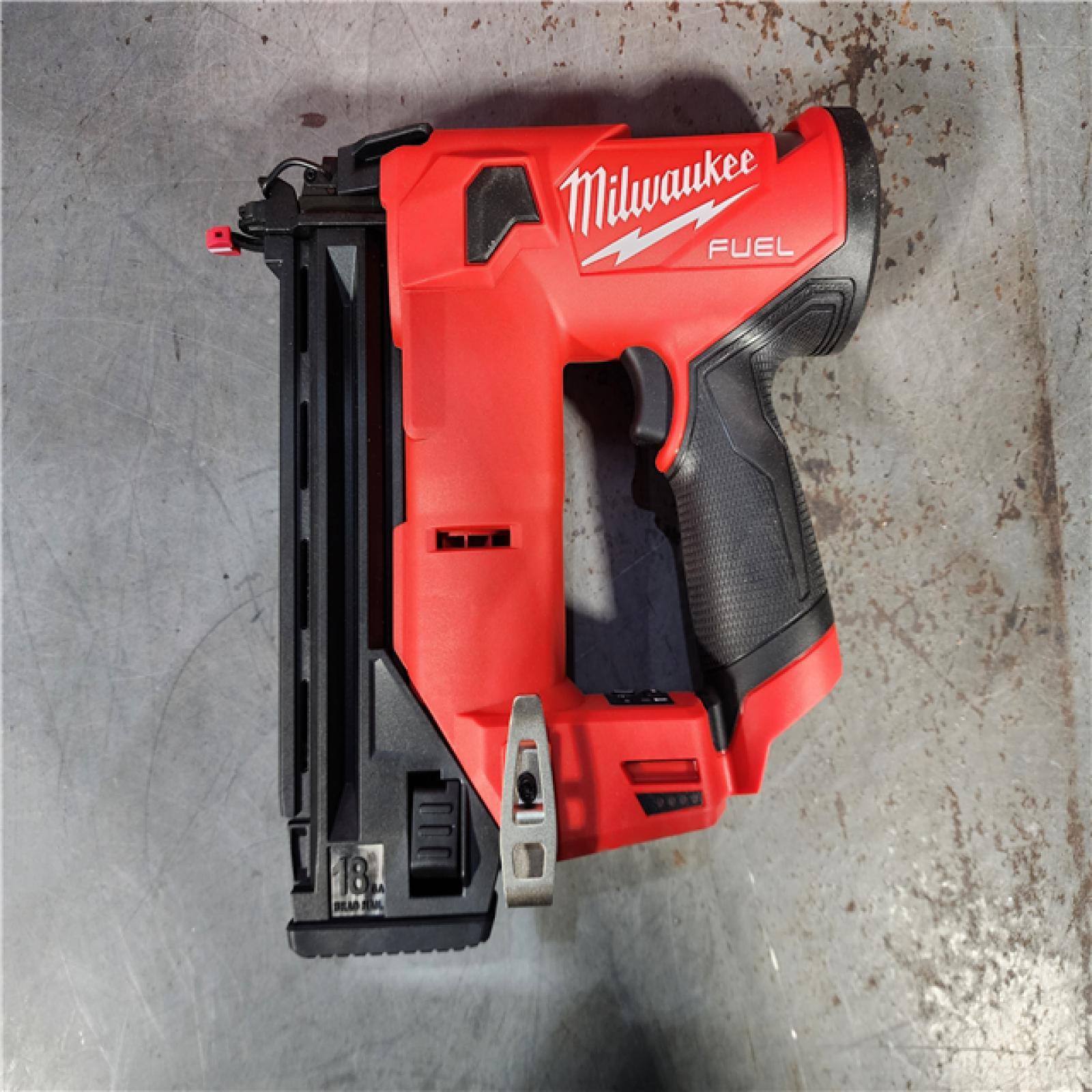 HOUSTON LOCATION - AS-IS (APPEARS LIKE NEW) M12 FUEL 12-Volt Lithium-Ion Brushless Cordless 18-Guage Compact Brad Nailer (Tool Only)