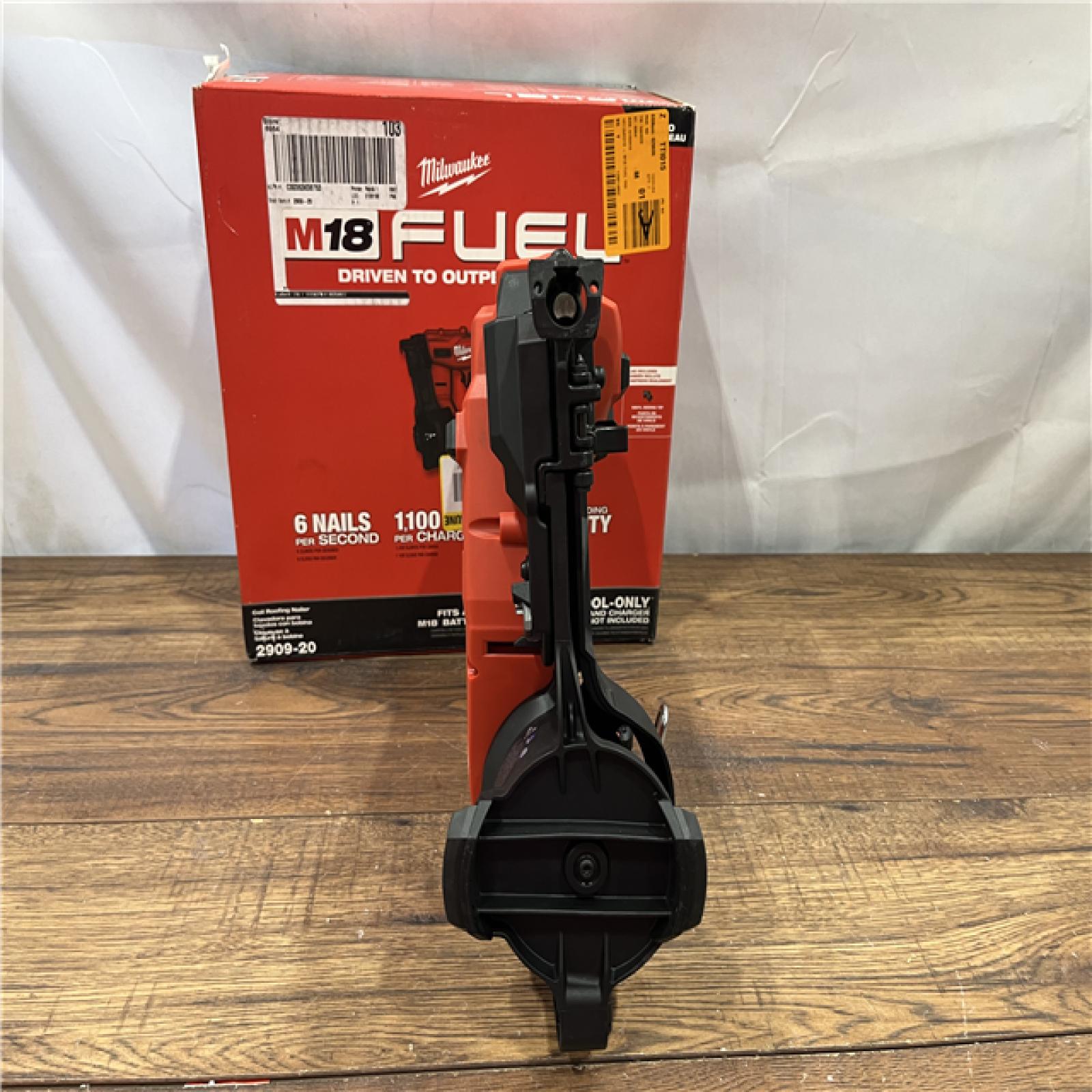 AS-IS M18 FUEL 18-Volt Lithium-Ion Brushless Cordless Coil Roofing Nailer (Tool Only)