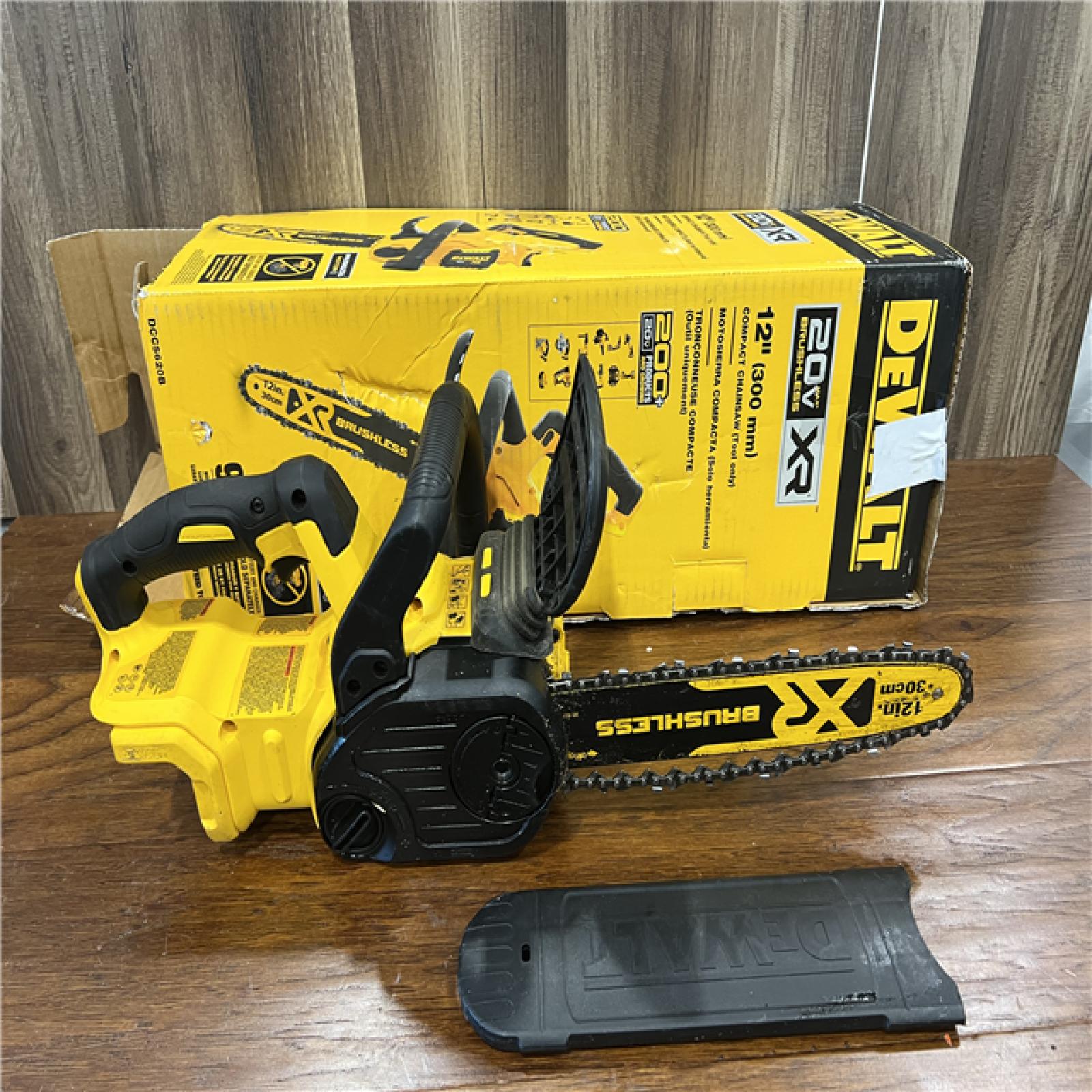 AS-IS DEWALT 20V MAX 12in. Brushless Cordless Battery Powered Chainsaw (Tool Only)