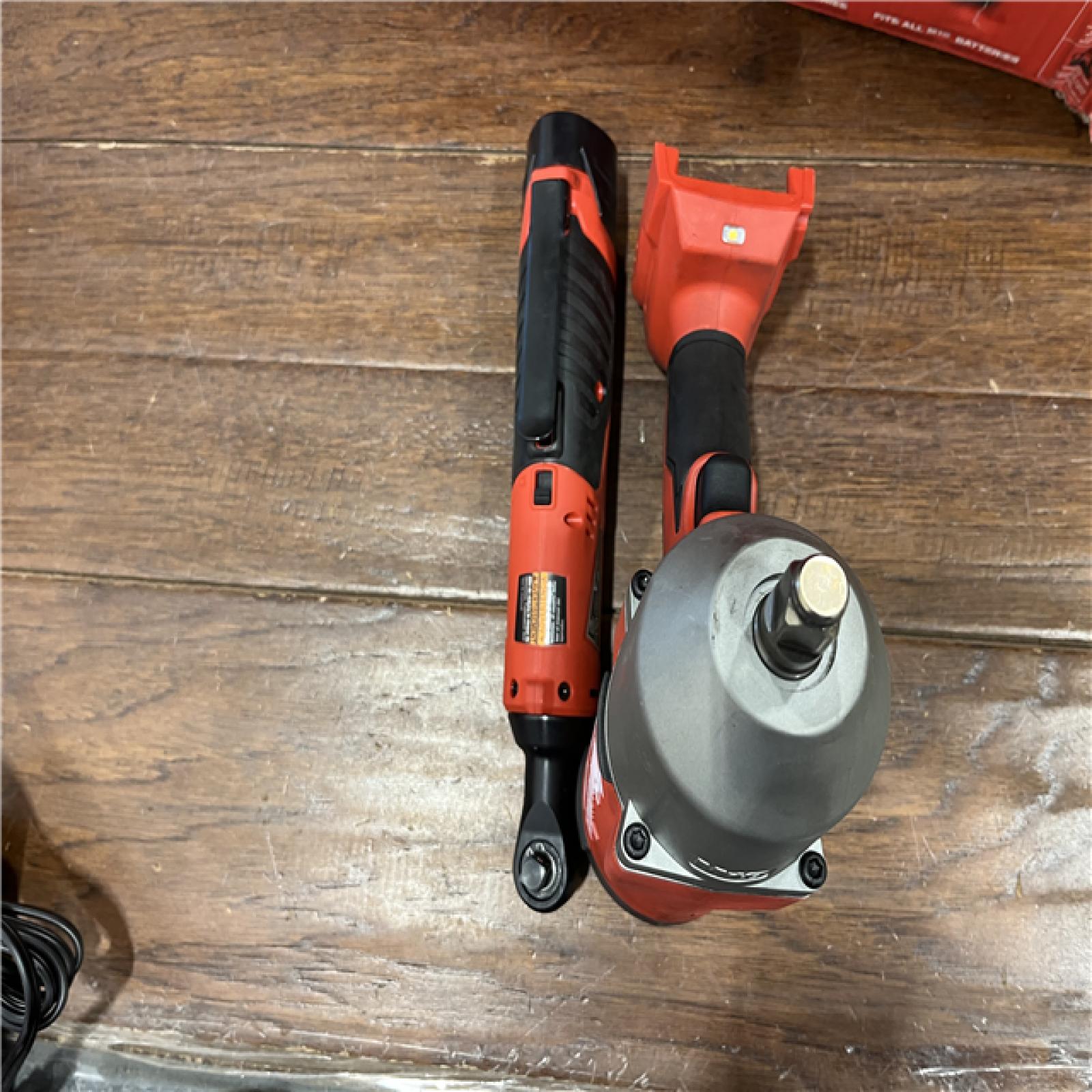 AS-ISM12/M18 12/18V Lithium-Ion Cordless 3/8 in. Ratchet and 1/2 in. High Torque Impact Wrench with Friction Ring Combo Kit