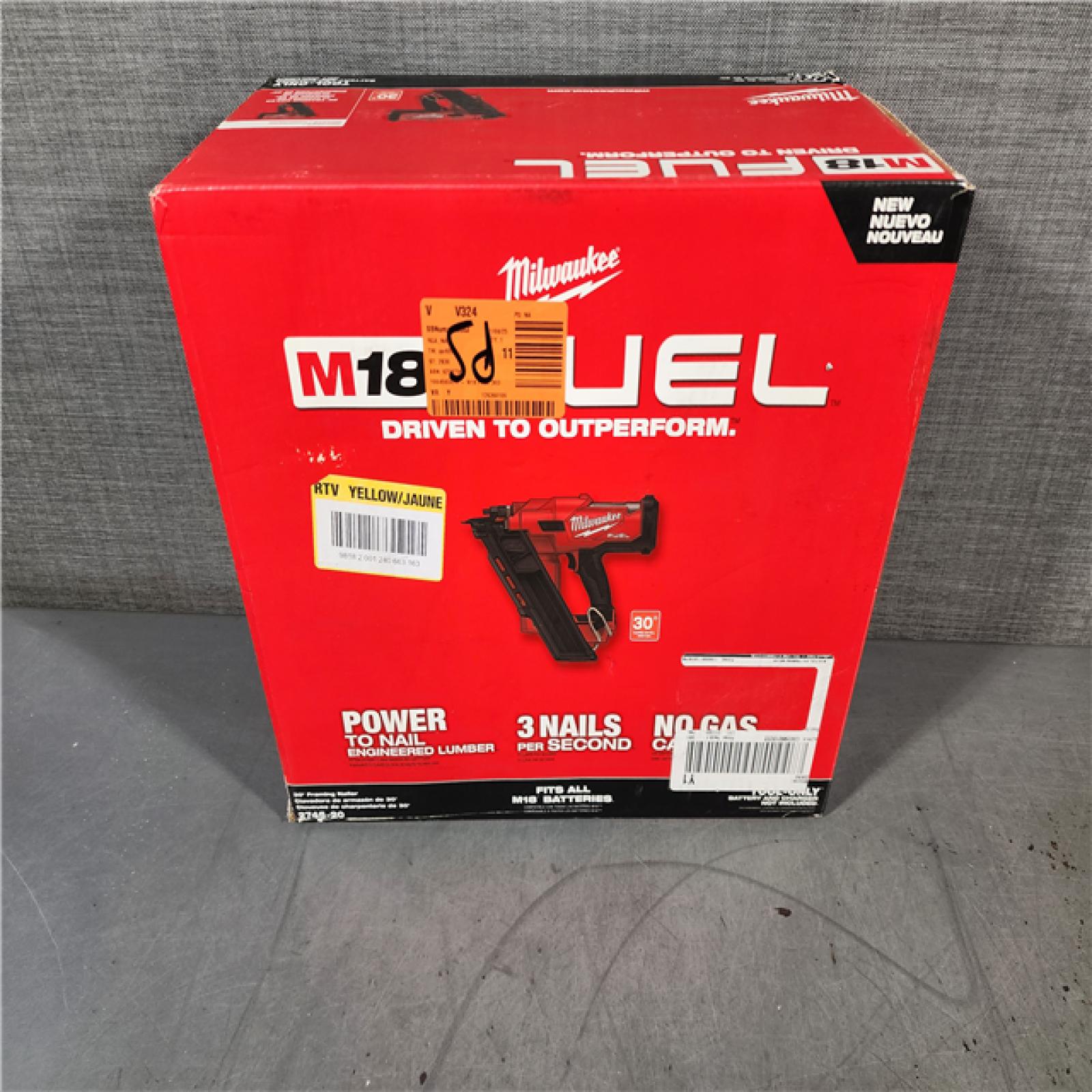 HOUSTON LOCATION - AS-IS M18 FUEL 3-1/2 in. 18-Volt 30-Degree Lithium-Ion Brushless Cordless Framing Nailer (Tool-Only)