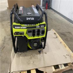 Houston Location - AS-IS Ryobi 6,500-Watt Gasoline Powered Portable Generator