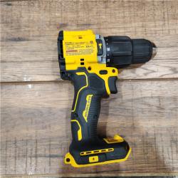 AS-IS DeWalt ATOMIC 20-Volt Lithium-Ion Cordless 1/2 in. Compact Hammer Drill with 3.0Ah Battery, Charger and Bag