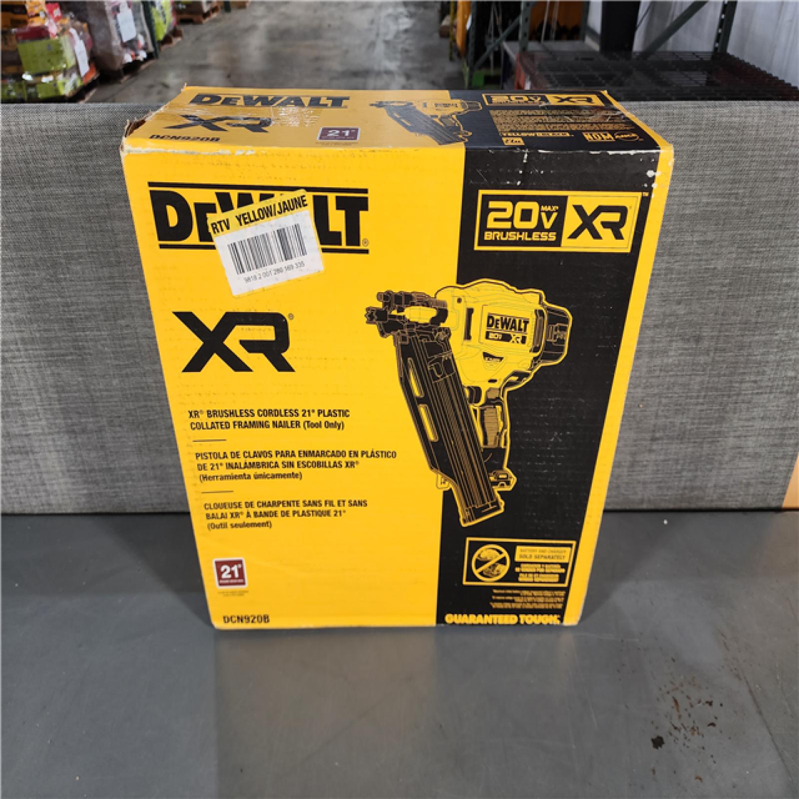 HOUSTON LOCATION - AS-IS (APPEARS LIKE NEW) DEWALT 20-Volt 21Â° Cordless Framing Nailer (Tool-Only)