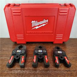 AS-IS Milwaukee M18 1/2 in. - 1 in. Black Iron Press Tool Jaw Kit (3 Jaws)