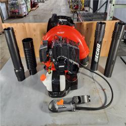 HOUSTON LOCATION - AS-IS ECHO 216 MPH 517 CFM 58.2cc Gas 2-Stroke Backpack Leaf Blower with Tube Throttle