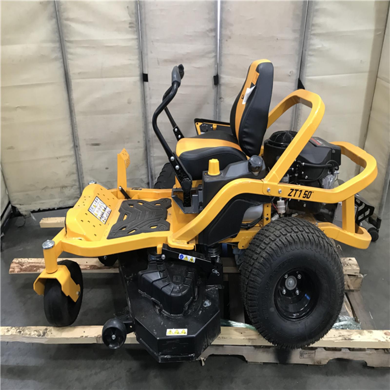 California AS-IS Cub Cadet Ultima ZT1 50 in. Fabricated Deck 23HP V-Twin Kawasaki FR Series Engine Dual Hydro Drive Gas Zero Turn Riding Lawn Mower