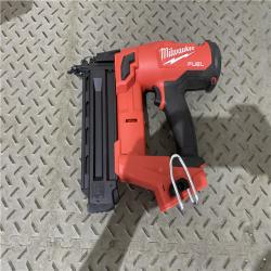 Houston location AS-IS Milwaukee M18 Fuel 18V Brushless 18-Gauge Brad Nailer 2746-20 (Bare Tool)