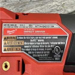 AS-IS Milwaukee 3497-22 12V Brushless Hammer Drill and Impact Driver Combo Kit