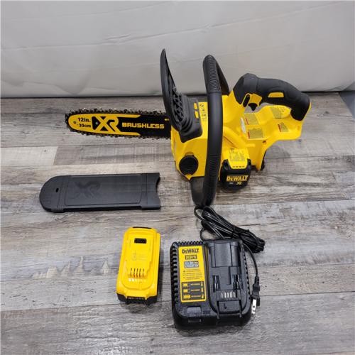 AS-IS DEWALT 20V MAX Brushless Cordless 12in. Chainsaw Kit