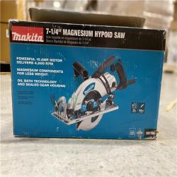 AS-IS - Makita 15 Amp 7-1/4 in. Corded Lightweight Magnesium Hypoid Circular Saw with built in fan and 24T Carbide blade