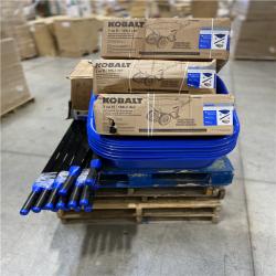 DALLAS LOCATION - Kobalt 7-cu ft 2 Wheel High-density Poly Push Wheelbarrow PALLET -(6 UNITS)