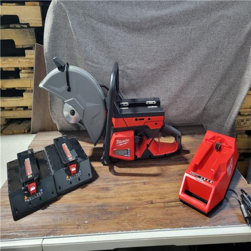 CALIFORNIA NEW MILWAUKEE 14 CUT-OFF SAW (2 BATTERIES, CHARGER, AND BAG INCLUDED)