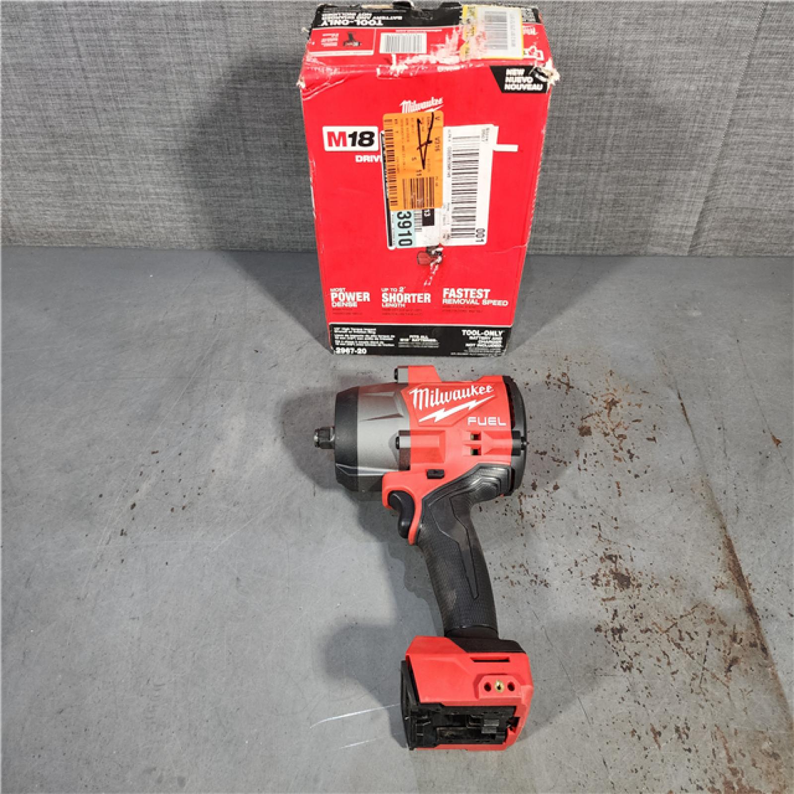 HOUSTON LOCATION - AS-IS Milwaukee M18 FUEL 18V Lithium-Ion Brushless Cordless 1/2 in. Impact Wrench with Friction Ring (Tool-Only)