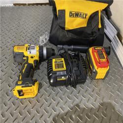 Houston location AS-IS Dewalt FLEXVOLT 20 Volt 1/2 in. Brushless Cordless Hammer Drill/Driver Kit (Battery & Charger)