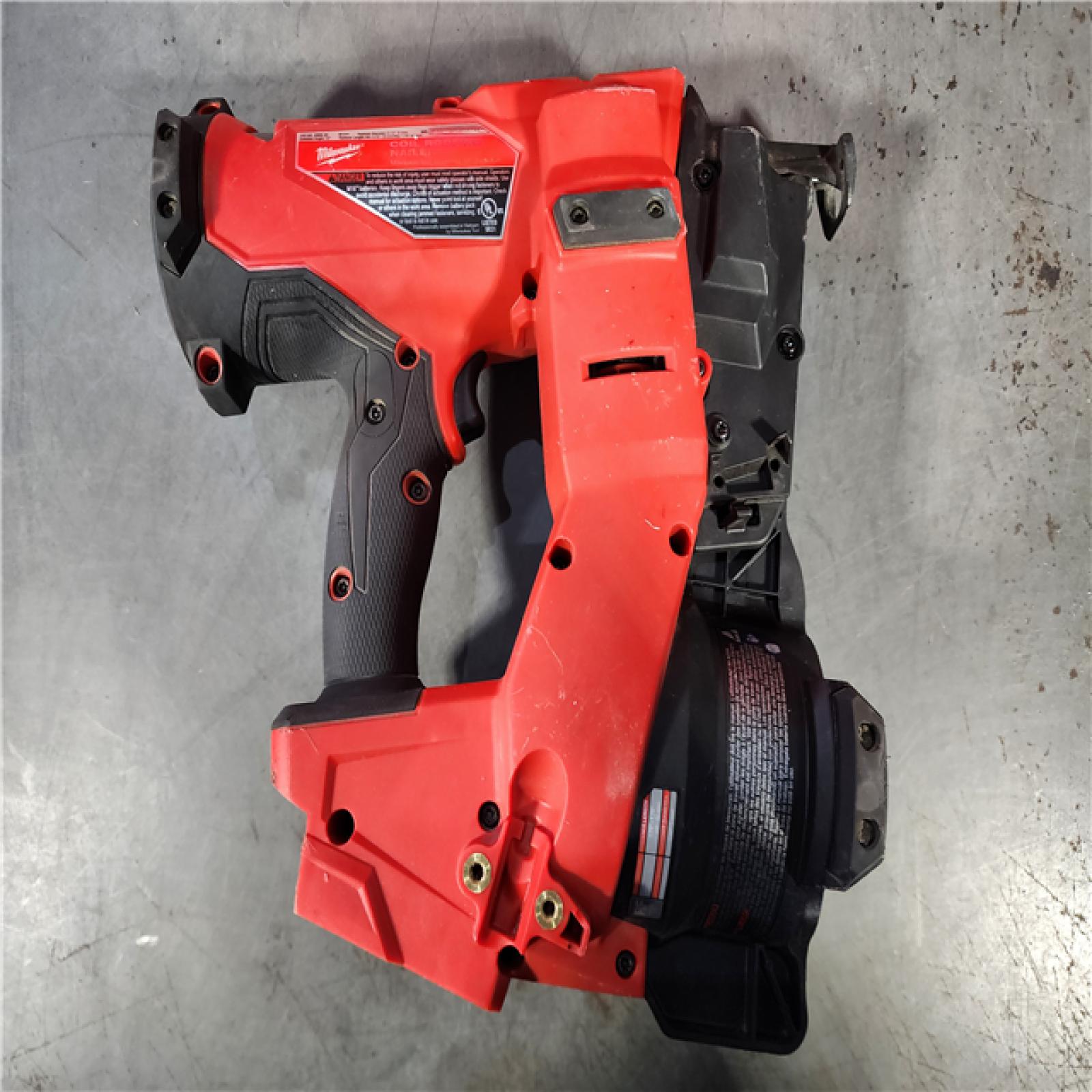 HOUSTON LOCATION - AS-IS M18 FUEL 18-Volt Lithium-Ion Brushless Cordless Coil Roofing Nailer (Tool Only)