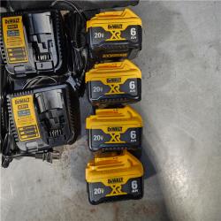 HOUSTON LOCATION - AS-IS (APPEARS LIKE NEW) (4) Dewalt-DCB246CK 20V MAX* Lithium Ion Starter Kit