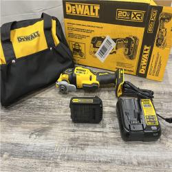 AS-IS DEWALT  20V MAX XR Cordless Brushless 3-Speed Oscillating Multi Tool with (1) 20V 1.5Ah Battery and Charger